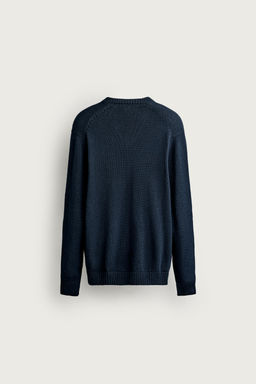 JERSEY REGULAR FIT ALGOD?N - LINO / Marino