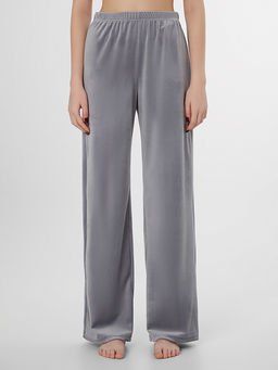 Комплект домашний женский велюровый серый