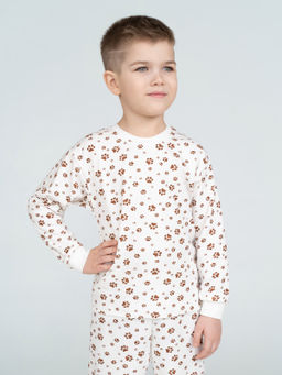 Пижама детская молочнаяжирафы