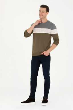 U. S. Polo Assn / Мужской свитер цвета хаки - U.s. polo assn фото 11