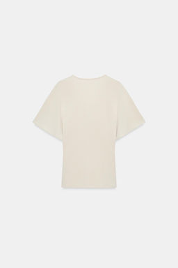 TOP FLUIDO ESCOTE PICO / Crudo - Zara фото 6