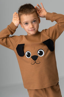 Хлопковая пижама для мальчика Bonito  фото 9