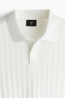 Polo en punto con textura Slim Fit - H&m фото 9