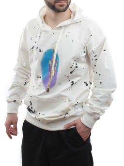 2022 WHITE Толстовка мужская (75% хлопок, 20% полиэстер, 5% спандекс)