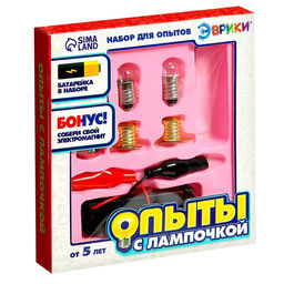 Набор для опытов Опыты с лампочкой - Эврики фото 10