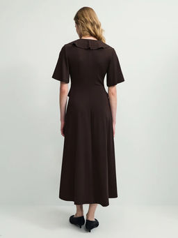 Платье миди с рюшами / Zarina