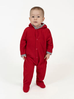 Комбинезон ясельный красный