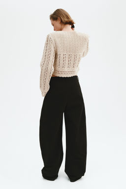 Chaqueta de algod?n efecto crochet - H&m фото 5