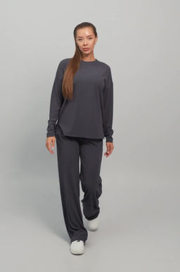 Женский костюм в рубчик-лапша Happyfox - Happy fox фото 2