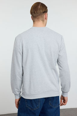 Gri Melanj Regular/Normal Kesim Basic Sweatshirt TMNAW21SW1208