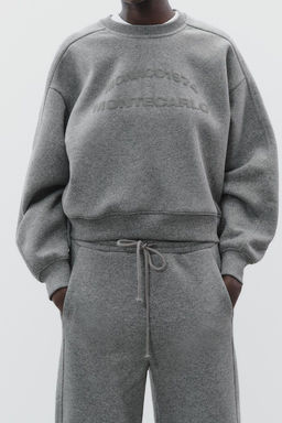 GLITTER SLOGAN SWEATSHIRT - Zara фото 2