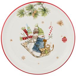 ТАРЕЛКА ПОДСТАНОВОЧНАЯ ЗИМНЯЯ ЗАБАВА 26*26*3 СМ.