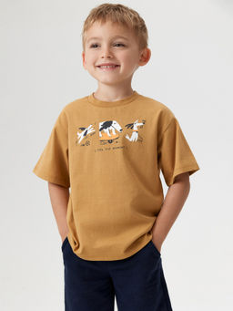 ACOOLA / Футболка детская для мальчиков Devon горчичный