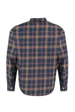 Lacivert Unisex Oversize C?tc?t Kapamal? Oduncu Ekose Gomlek TMNAW22GO0745 - Trendyolmilla фото 9