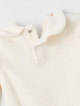 Bisiklet Yaka K?z Bebek Tulum(0-12 Ay Patikli, 12 Ay+ Patiksiz) - Waikiki фото 2