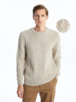 Bisiklet Yaka Erkek Triko Kazak