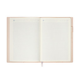 Ежедневник недатированный Бизнес, А5, в клетку, 128 листов, обложка кожзам, с боковой закладкой, бежевый - Simaland фото 3