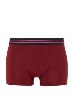 TRENDYOL MAN Bordo-Gri-Lacivert Duz Cizgili Lastikli 3lu Paket Boxer TMNSS23BX00016 - Trendyolmilla фото 6