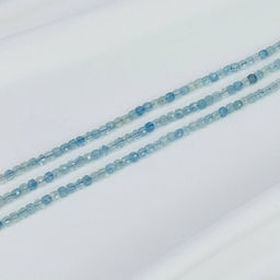 Бусины для украшений из Аквамарина (92 бусины) 39 см