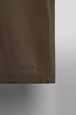 CAMISETA RUNNING MANGA CORTA / Marr?n oscuro - Zara фото 9