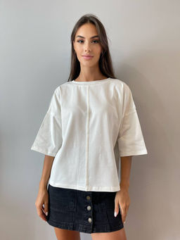 K10774 Футболка OVER SIZE БЕЛЫЙ