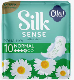 OLA! Silk Sense ULTRA NORMAL прокладки жен.гигиен.ультратонкие (10шт) Мягкий шелк