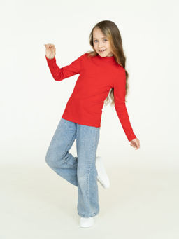 Джемпер-водолазка красная 645 (92, 56)