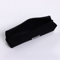 Косметичка-пенал на молнии Style, чёрная - Simaland фото 3