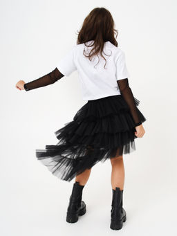 Юбка фатиновая, белая - Inzibe фото 21