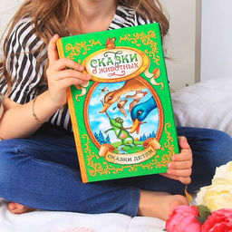 Книга в твёрдом переплёте Сказки о животных, 128 стр.