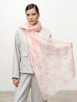 Палантин из тенселя 12025 розовый - SULTA фото 3