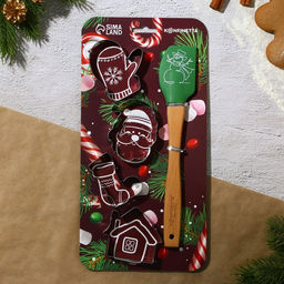 Формы для выпечки новогодние Сладкая сказка, 4 шт. + лопатка