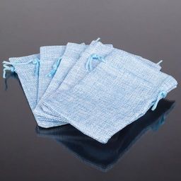 Мешочек: Холщовый голубой (5 шт)
