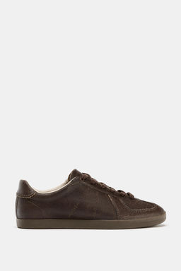 LEATHER TRAINERS - Zara фото 5