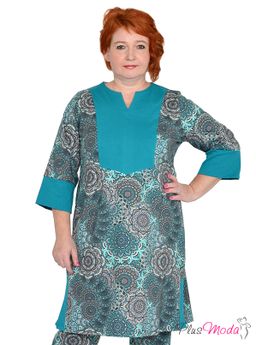 Туника Модель №1207 размеры 44-84 - Plusmoda фото 3