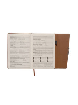 Ежедневник недатированный формат А5, с клапаном, 96 листов, линия, пвх, серый - Simaland фото 8