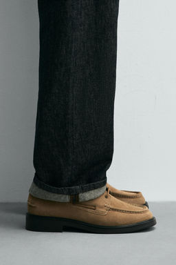 LEATHER SMART DECK SHOES - Zara фото 3