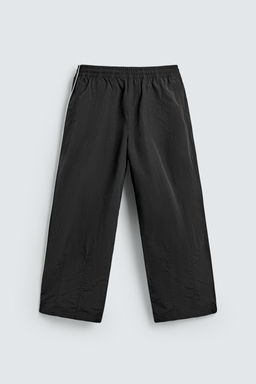 PANTAL?N JOGGER T?CNICO BANDAS CONTRASTE / Negro - Zara фото 7