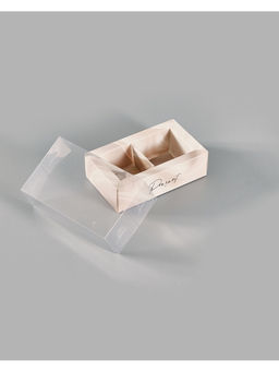 Цена за 5 шт. Коробка для 2 конфет с ячейками «Классика», 10×6×3 см