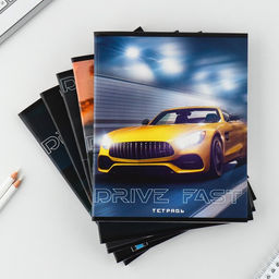 Цена за 5 шт. Тетрадь в клетку, 48 л., А5, на скрепке, блок №2 Машины МИКС - Artfox study фото 3