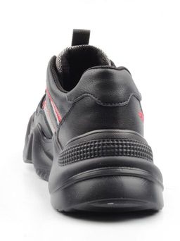 05-DHJ03-1 BLACK Кроссовки женские (нат.кожа, нат.замша, текстиль) - Фабричный китай фото 8