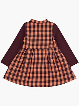 Платье UD 3891 оранж.клетка - Mini maxi фото 7