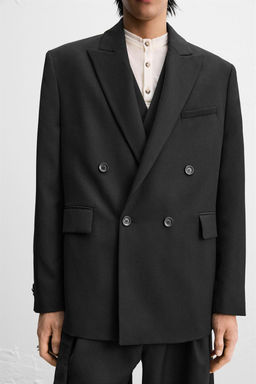 DOUBLE-BREASTED SUIT BLAZER X NANUSHKA - Zara фото 6