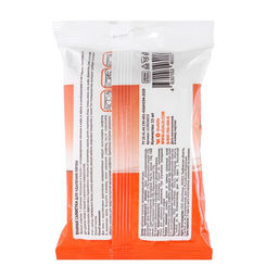 Цена за 2 шт. Пятновыводитель Udalix, влажные салфетки, для всех видов ткани, 15 шт.