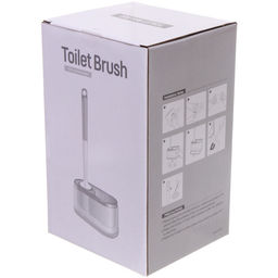 Ерш с креплением на стену "Стиль" 43 см, силиконовая щетка 8625