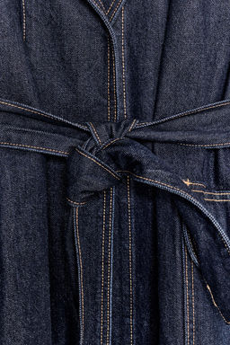 TRF DENIM SHORT TRENCH COAT