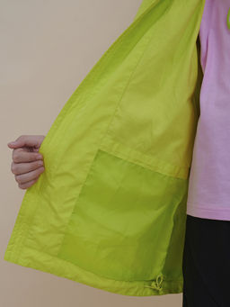 PELICAN, ветровка для девочек, Лаймовый  фото 2