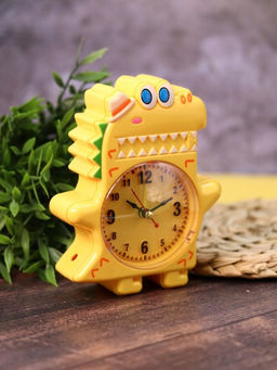 Часы-будильник Funny crocodile, yellow (15,5х1,5 см)