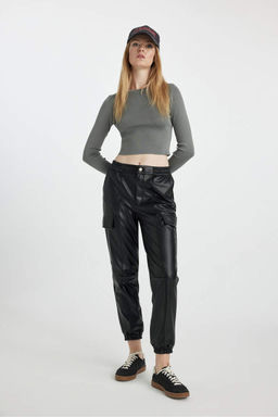 Cool Slim Fit свитер с круглым вырезом - Defacto фото 3