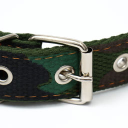 Ошейник брезентовый двухслойный Камуфляж, 58 х 2,5 см - Пижон фото 3